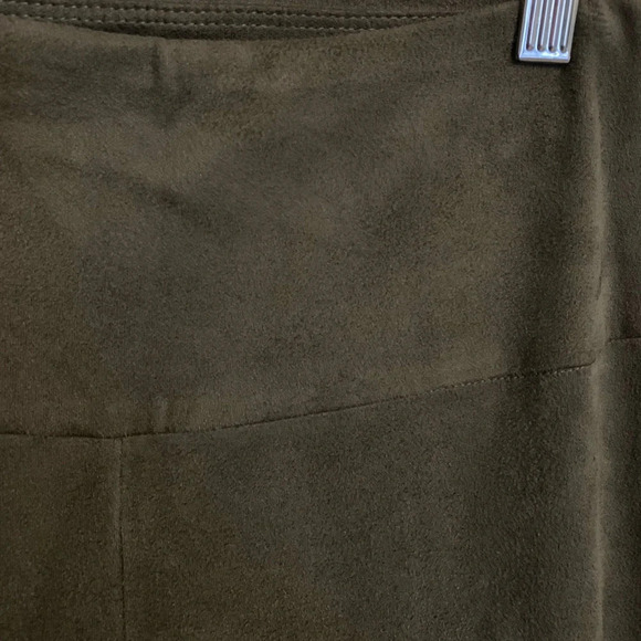 J. McLaughlin forest green faux suede leggings, women’s size XS - Picture 5 of 7